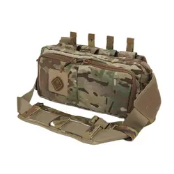 Emersongear-riñonera táctica multifunción de nailon para exteriores, bolsa de transporte de rango colgante oblicuo, Airsoft, caza, Militar