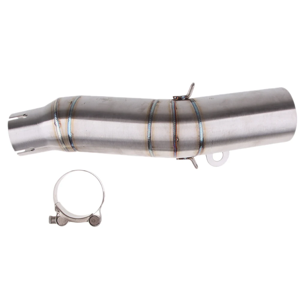 Motorcycle Exhaust Middle Pipe Connect Mid Link Pipe System For Yamaha