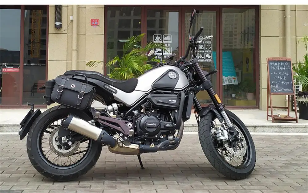 Седельная сумка для правого и левого мотоцикла Benelli Leoncino 250 Leoncino250 с монтажным