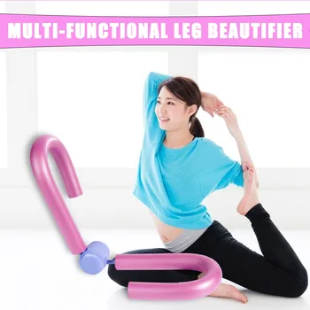 

PVC Leg Muscle Exerciser Sport Workout Machine Thigh Master Arm Chest Waist Pink for Outdoor Easy Sporting Accessories
