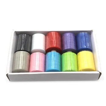 

Mixed 10 X 1000 Yard Polyester Sewing Thread - 120S (Dark Colours)