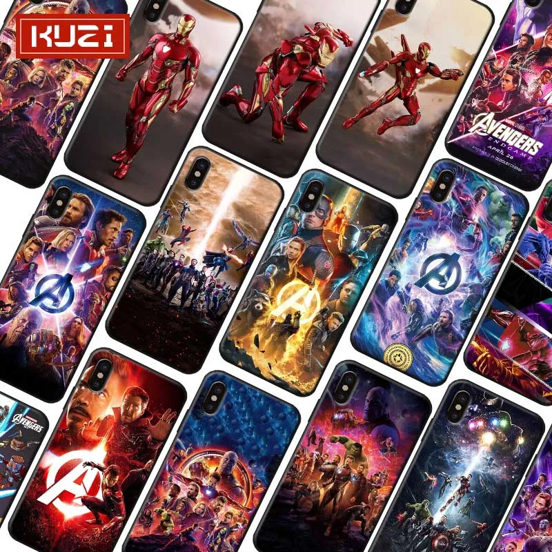 Марвел из Мстителей Мягкий силиконовый чехол для iPhone X XS MAX XR 7 8 6 6S plus 5s SE |