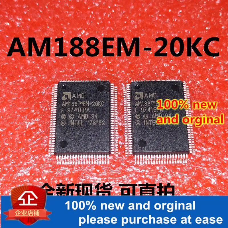 1 шт. 100% новый и оригинальный AM188EM-20KC AM188EM QFP100 встроенный хранения продукт который