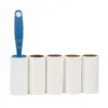 5pcs Sticky Paper Roller Super Sticky Clothes Lint Rolling Remover Sofa Curtain Fabric Pet Hair Dust Fuzz Removal Roller 1