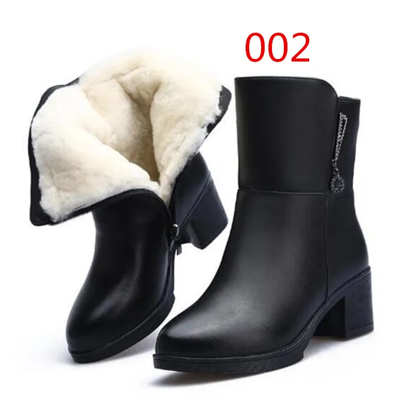 ZXRYXGS/брендовые ботинки; женская обувь; зимние ботинки; Новинка года; модная обувь; теплые шерстяные зимние ботинки; обувь из натуральной кожи; женские ботинки