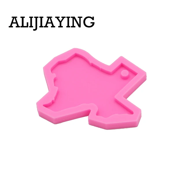 Dy0201 Diy Fényes Texas Térkép Alak Szilikon Penészgomb Gyűrű Penész Usa Állam A Kulcstartóhoz - Image 3