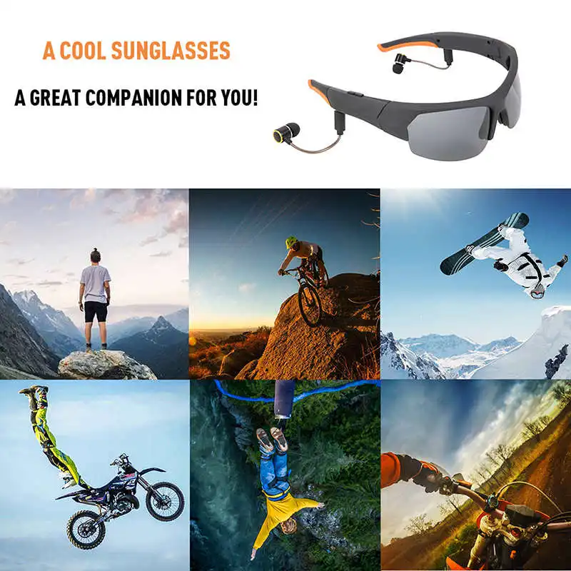 USB зарядка открытый езда Bluetooth 4,1 стерео гарнитура очки для верховой езды защита Спортивные поляризованные солнцезащитные очки велосипедные аксессуары