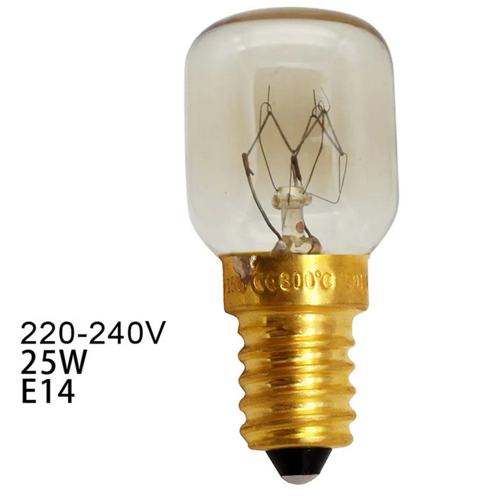 300 grado SES E14 horno tostador/vapor bombillas de luz/campana de cocina lámparas Venta caliente 220 V-240 V de alta temperatura de 25 W
