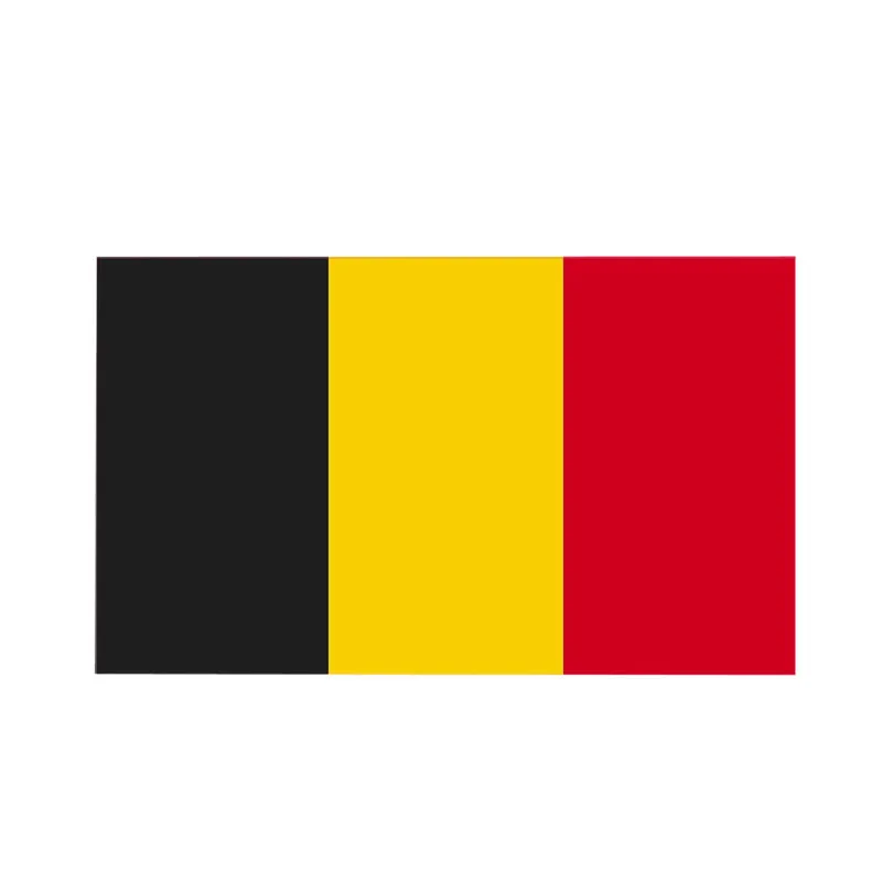 

New Car Sticker Reflective Belgium Country Flag Decals for Bumper Rear Windshield Other Vehicle Cover scratches KK14*8cm