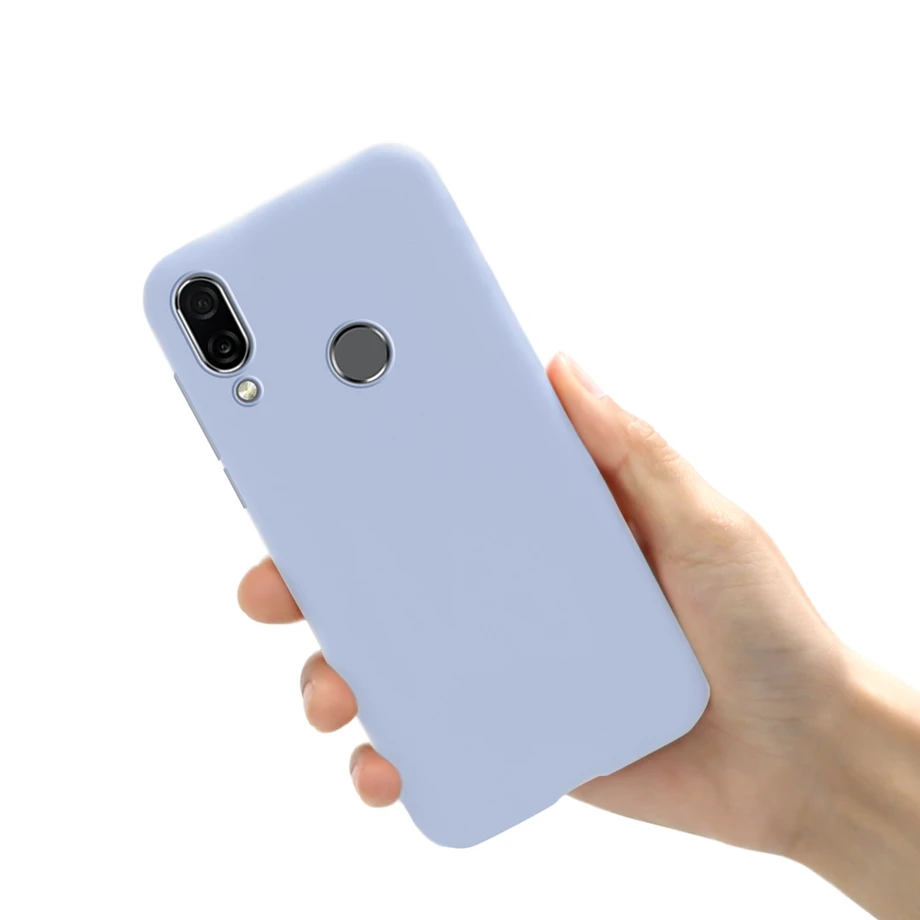 Candy Color Silicone Back Cover - Soft and Protective Phone Case