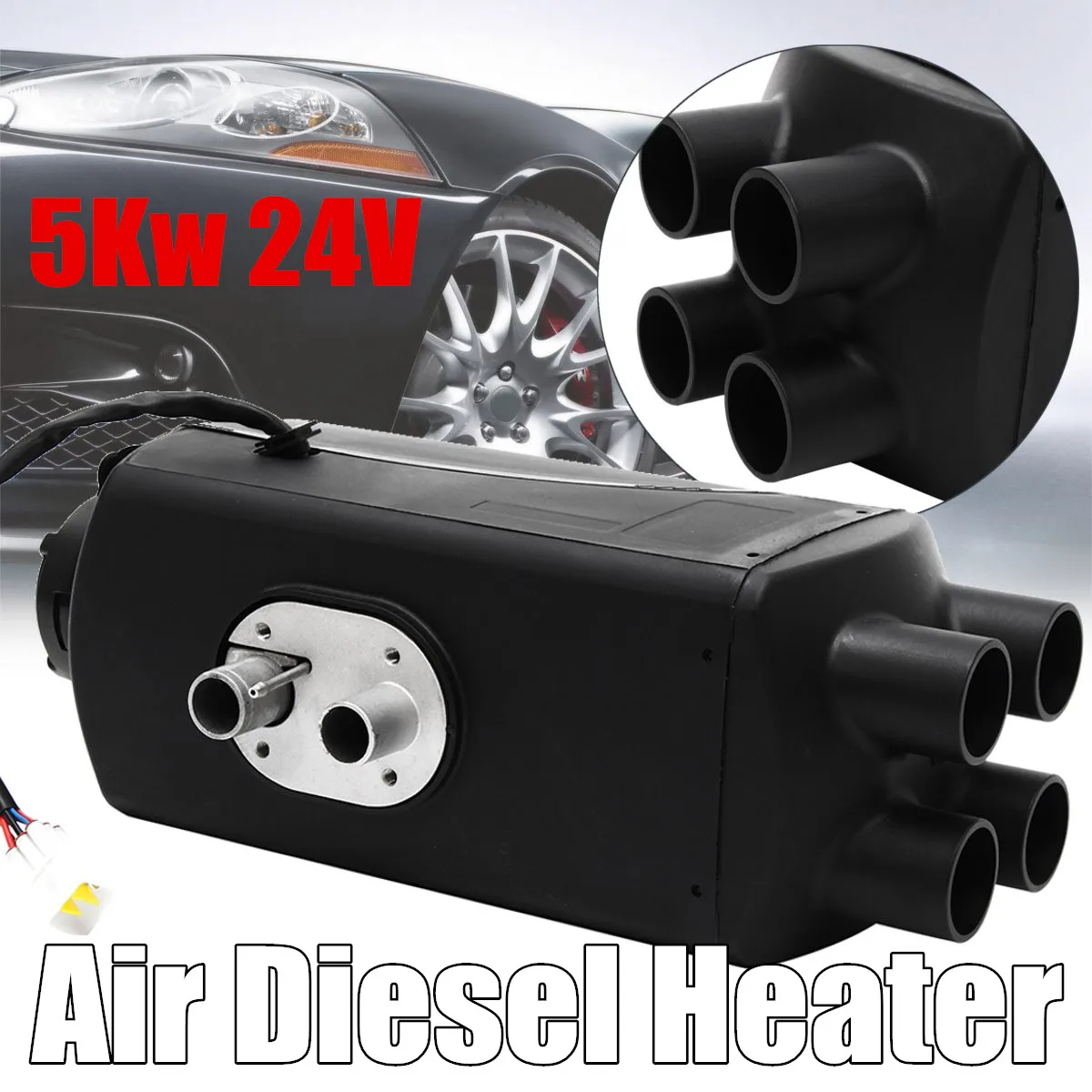 

Auto Car AirDiesel Heater Control Fuel Oil Pump RV Motorhome Trailer Trucks Boats Heater Set Thermostat Fuel Control 5000W 24V