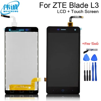 

WEICHENG Spare parts For ZTE Blade L3 Version 1.0 /Version 1.1 LCD Display+Touch Screen Assembly +Tools