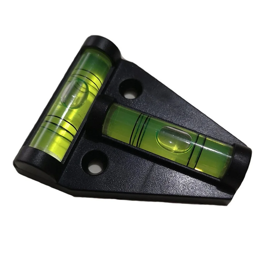 Spirit Level 1Pcs Mini T Type Measurement Instrument Triangular T-type Bubble Shell Plastic