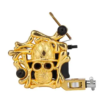 

Rotary Tattoo Machine Relief Tattoo Machines Liner Shader Handmade Machine Permanent Makeup Body Art Tools (Golden)