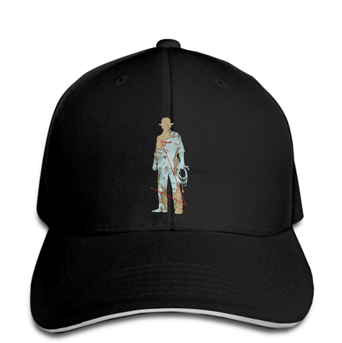 Baseball cap Custom Printed Men The Map 