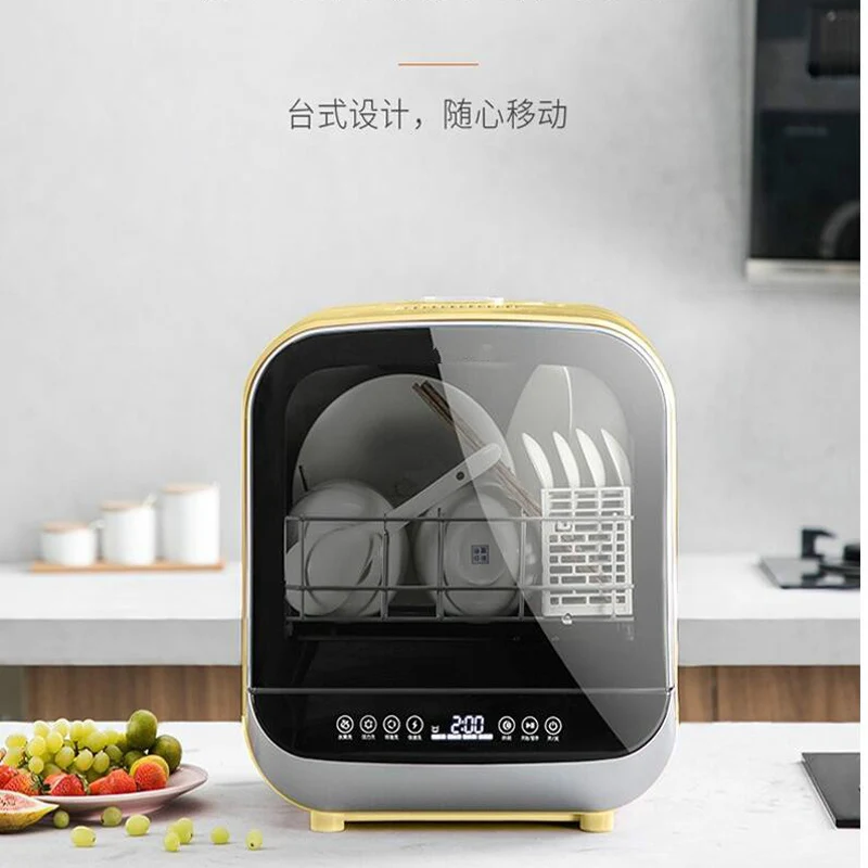 Отдельно стоящая столешница электрическая посудомоечные машины маленькая Автоматическая Посудомоечная машина