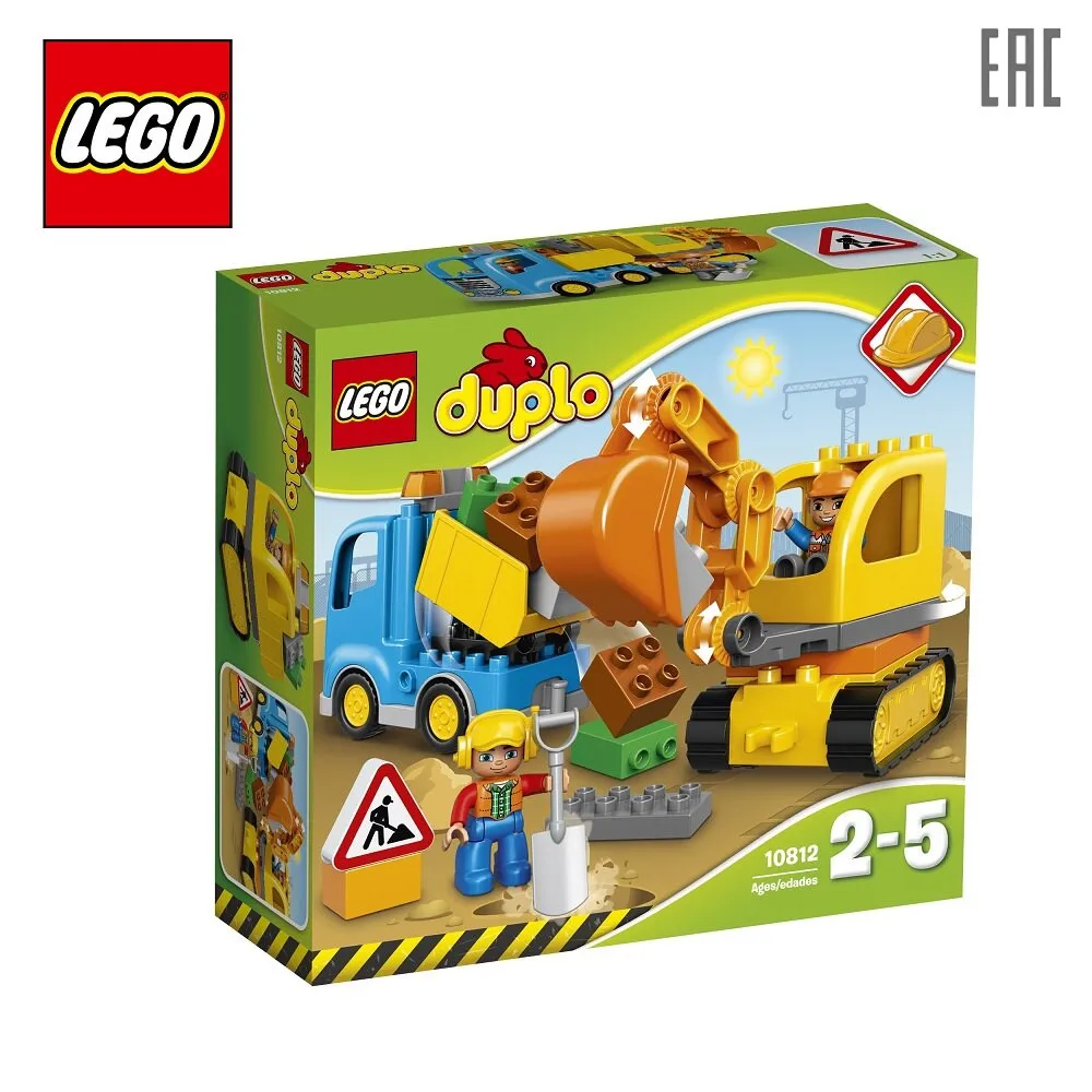 Конструктор LEGO DUPLO 10812 Грузовик и гусеничный экскаватор|Блочные конструкторы| |