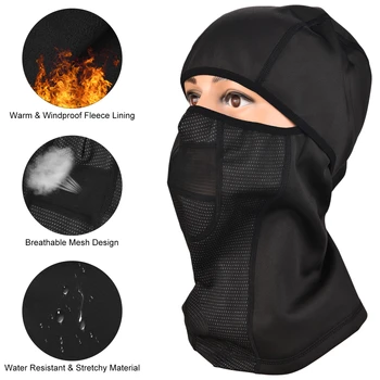 Winddicht Winter Balaclava Vrouwen Mannen Waterbestendig Thermische Fleece Full Face Cover Voor Skiën Snowboarden Riding Fietsen Winddicht Winter Balaclava Vrouwen Mannen Waterbestendig Thermische Fleece Full Face Cover Voor Skiën Snowboarden Riding Fietsen