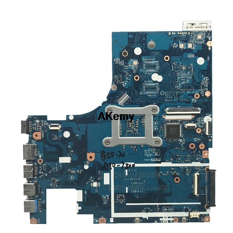 Z50-75 G50-75 материнская плата Para lenovo Z50-75 G50-75M ACLU7/ACLU8 NM-A291 Rev1.0 com A10-7300 тест de Процессор