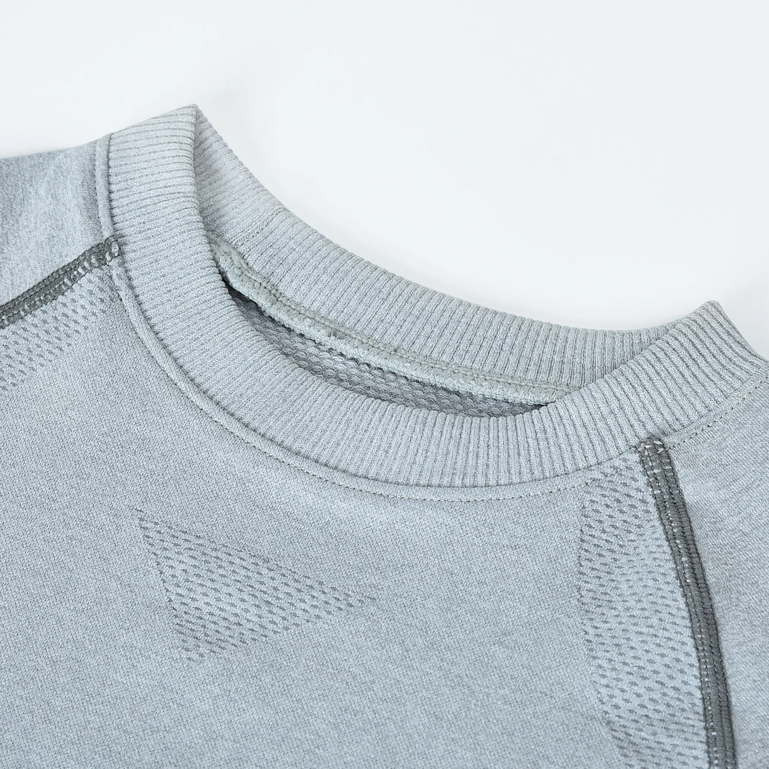Gradient Color O Neck Long Sleeve Yoga Shirt Women Seamless Fitness T-Shirt with Thumb Holes Workout Tops Breathable Sportswear