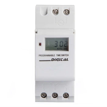 

16A LCD Modular Programmer Time Timer Switch White