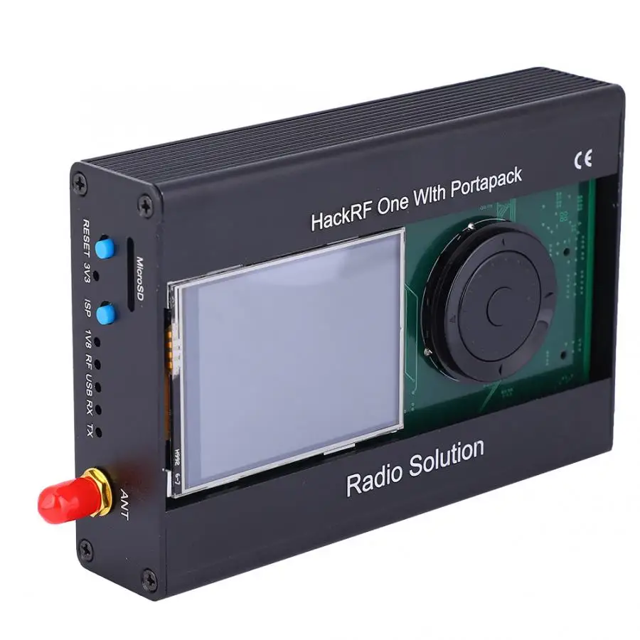 Частотный метр PORTAPACK для HackRF One SDR программное радио+ металлический корпус цифровой частотомер