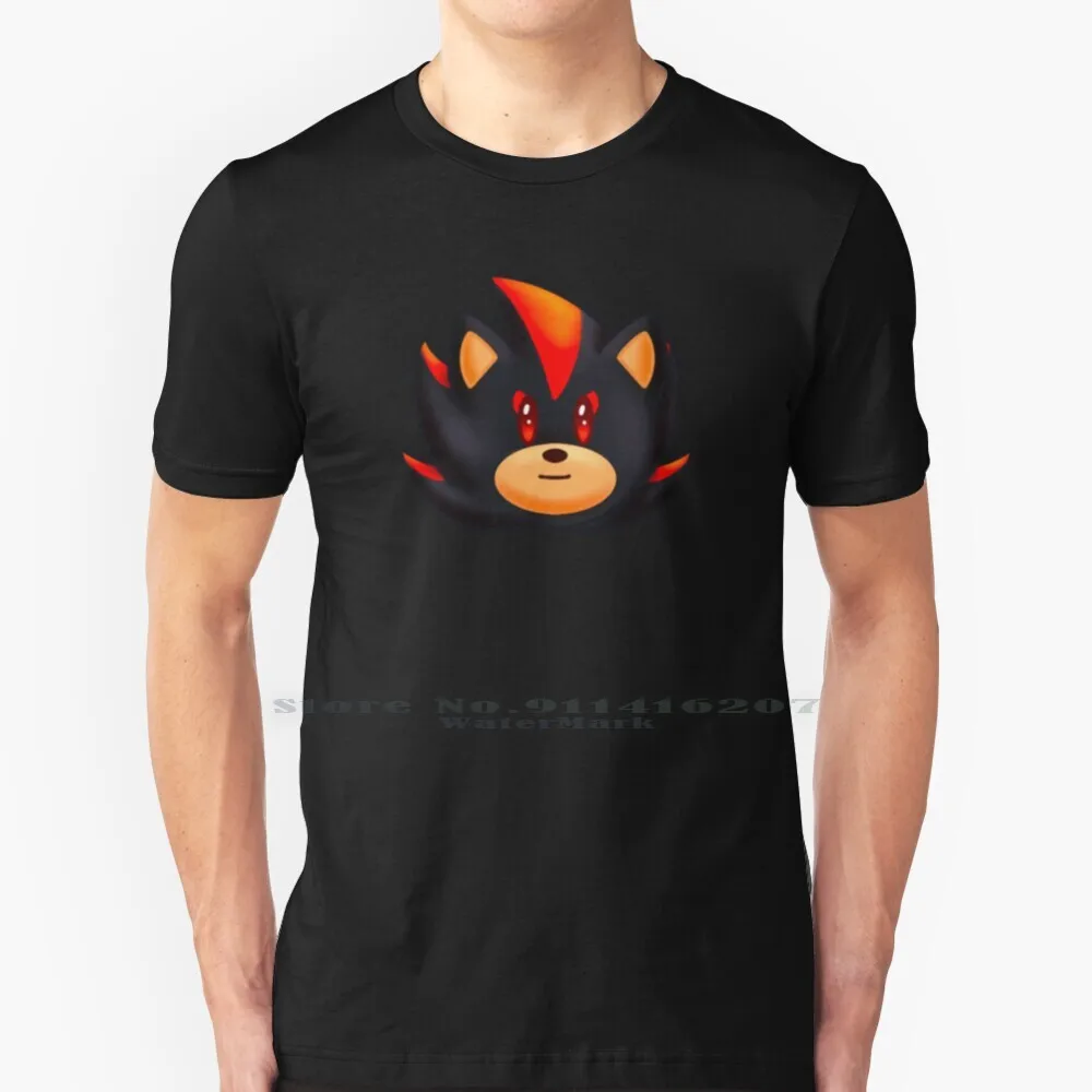 Shadow T Shirt 100% Puro Cotone Shadow The Hedgehog Shadow The Hedgehog
