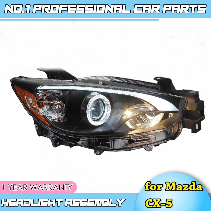 Для Mazda CX-5 фары 2013- HID комплект для CX-5 фары светодиодный bi xenon len автостайлинг hid комплект светодиодный drl