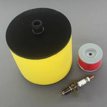 

Air Filter Oil Filter Spark Plug For Honda Rancher 350 2000-06 Foreman 400 1995-2003 450 1998-2004 Tune Up Kit Replacement Part