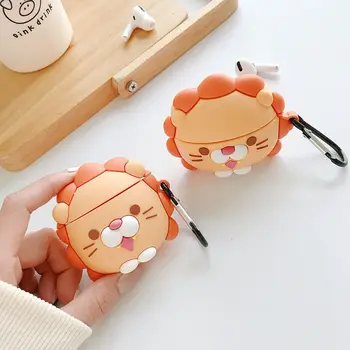 

Cute Little Lion Protective Case Silicone Cover Shockproof Shell for Airpods Pro