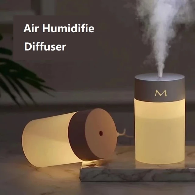 260ML Air Humidifier Ultrasonic Mini Aromatherapy Diffuser Portable Sprayer USB Essential Oil Atomizer LED Lamp for Home Car 1