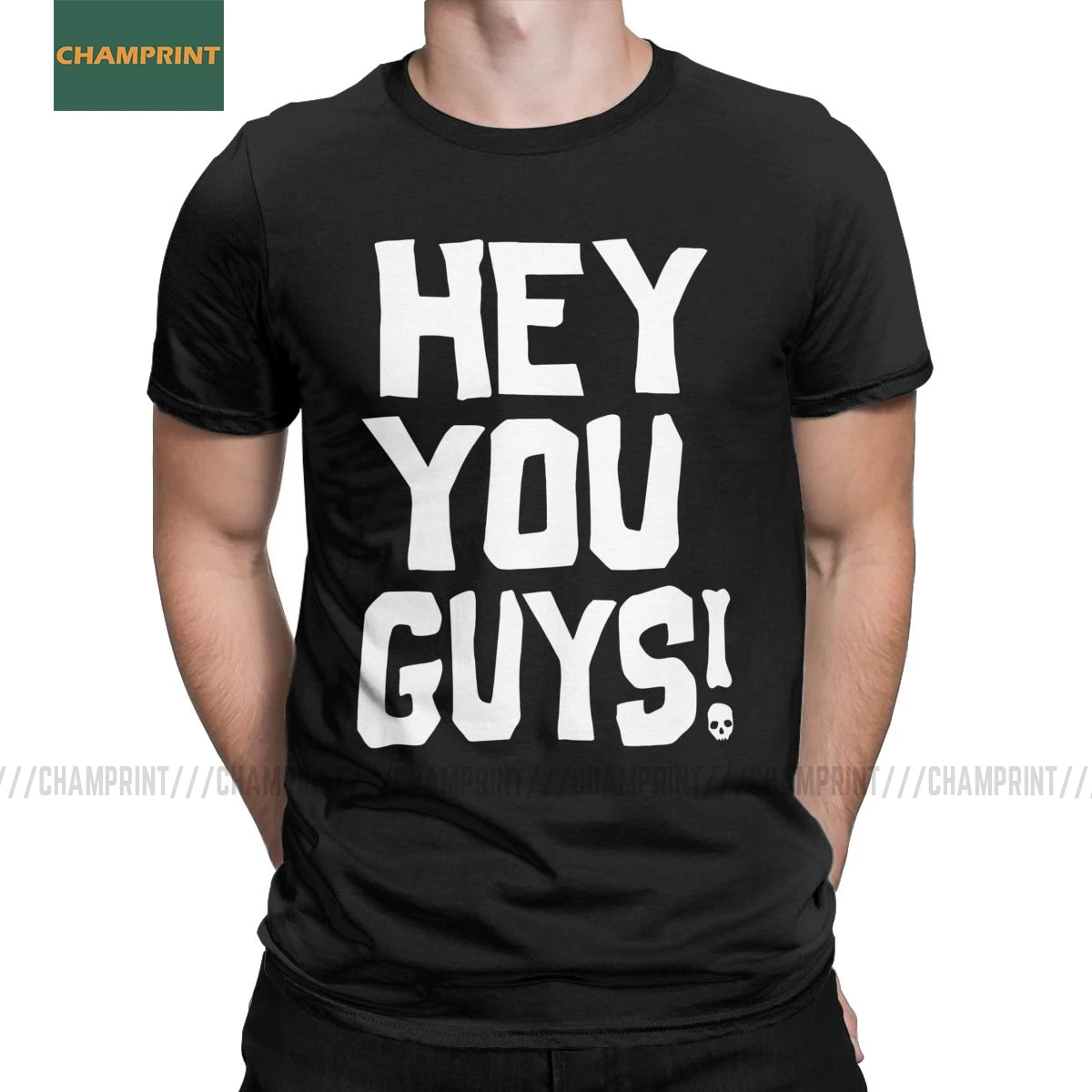 Для мужчин футболки с рисунками из мультфильмов Балбесы Hey You Guys хлопковые