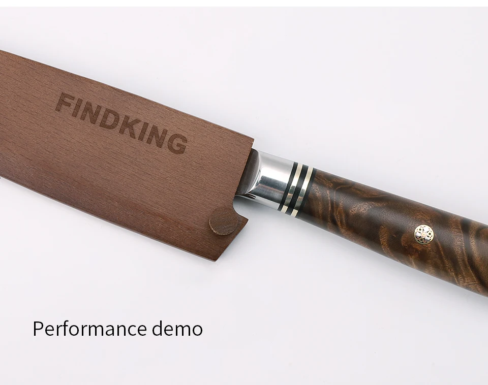 Findking бренд Новинка Высокое качество Черный Орех Деревянный Нож Крышка для кухонного ножа