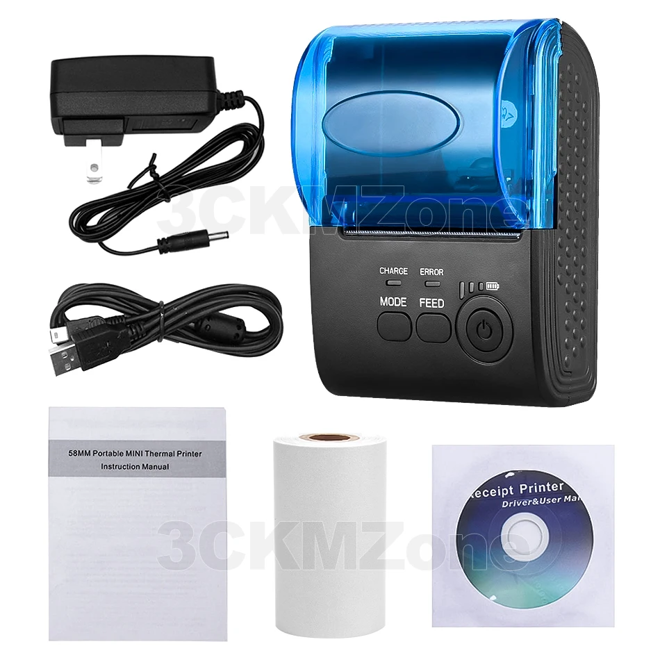 Loyverse POS Bluetooth принтер портативный принтер POS чековый принтер Bluetooth Android iOS 58 мм чековый тепловой чековый POS система