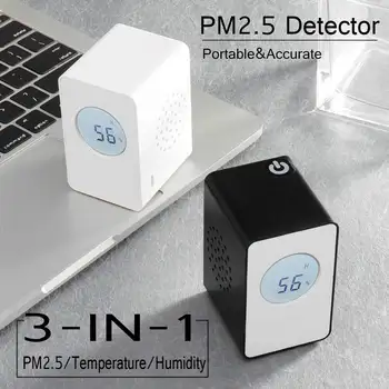 

Portable PM2.5 Temperature Humidy Detector Air Quality Tester Meter Monitor Home