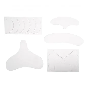 

5PCS Reusable Anti Wrinkle Silicone Pads Set Face Forehead Lip Fine Lines Wrinkle Removal Sticker Neck Chest Beauty Silicone Pad