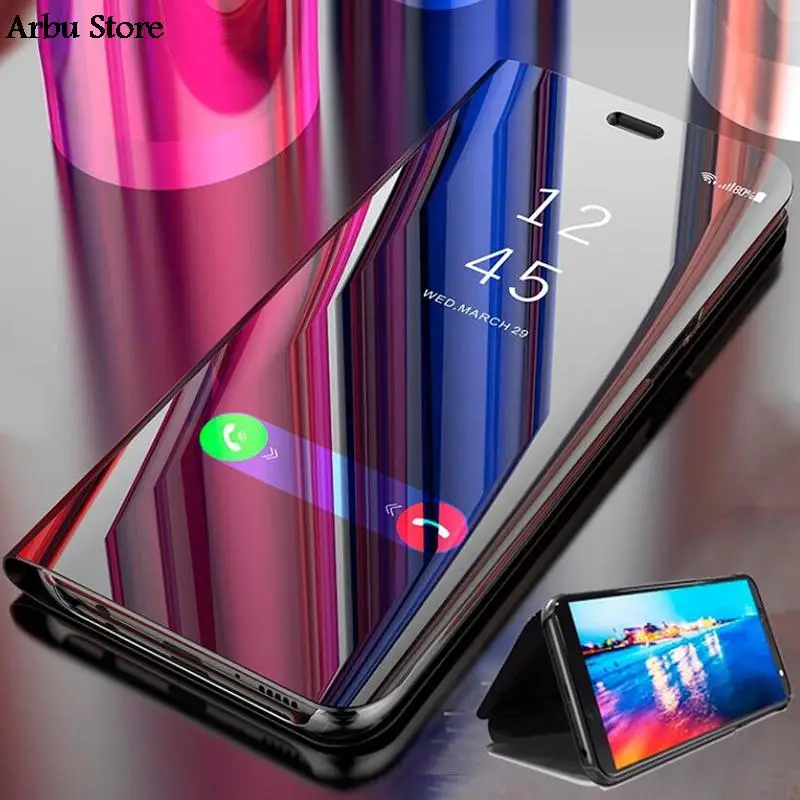 Умный зеркальный флип-чехол readmi 9 для xiaomi xiami xaomi xiomi redmi coque fundas redmi9 6 53 stand book caso etui