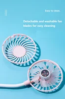Ventilateur électrique portable USB avec diffuseur d'aromathérapie, mini ventilateur de refroidissement, ventilateur de cou aste avec lumière 3