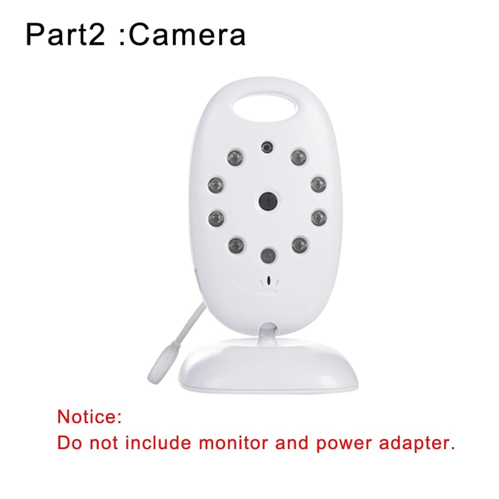 VB601 Baby Monitor Accessories:2.0 Inch LCD Screen Baby Monitor Baby Camera Stand Power Adapter Cable for VB601 Wireless 2.4Ghz 