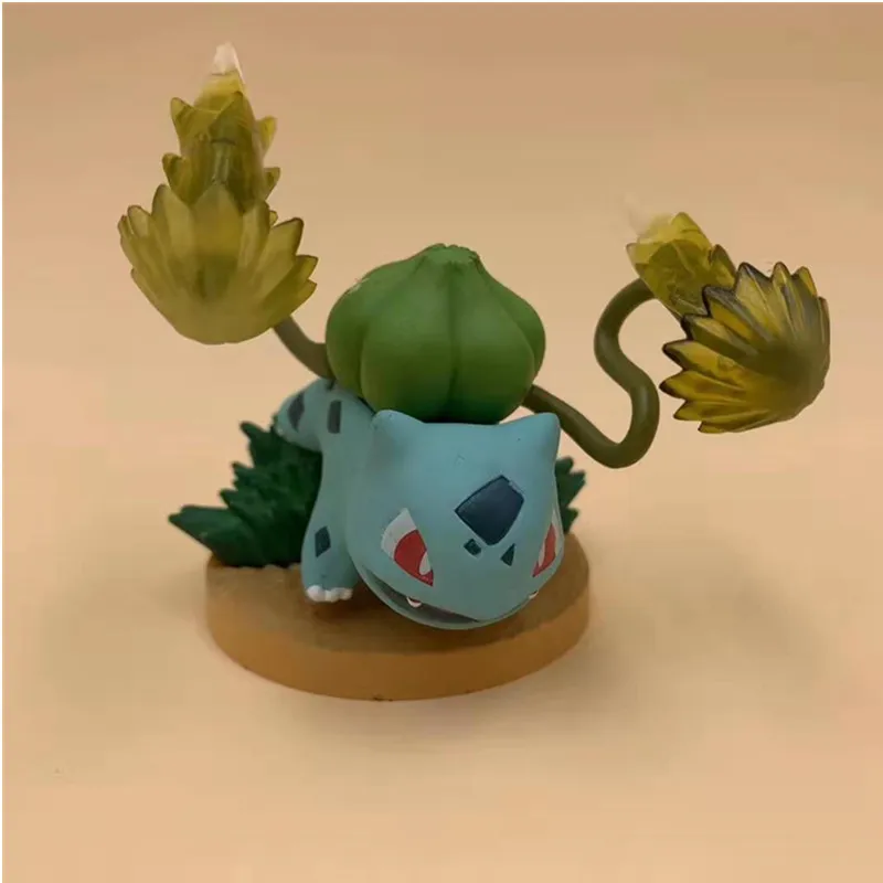 6 шт./лот Pocket Bulbasaur фигурки Delibird Proygon Joltik Psyduc Squirtle ПВХ аниме модель монстра Коллекционные детские игрушки