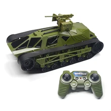 RC автомобиль 1:12 военный бронированный автомобиль грузовик игрушка 2,4G 4WD пульт дистанционного управления Танк игрушки