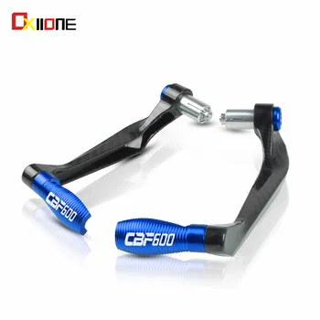 

22mm Motorcycle Accessories Motor Handle bar Grips End Brake Clutch Levers Protection Guard For Honda CBF600 CBF 600 With Logo