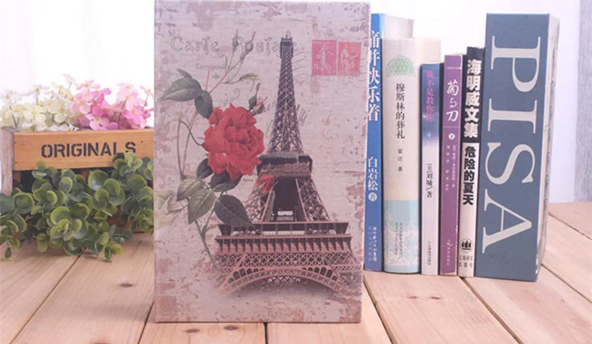 玫瑰花书本存钱罐