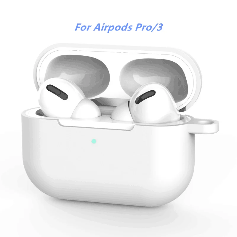 Для AirPods Pro Чехол Bluetooth беспроводной Чехол для наушников для Apple Airpods 3 коробка мультяшный Микки чехол с кольцом на палец - Цвет: White