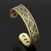 Antique Bronze Vikings Runes Cuff Bracelets Bangles Men Women Zinc Alloy Wristband Dragon Viking Unisex Pulseras Jewelry Gifts ► Photo 3/6