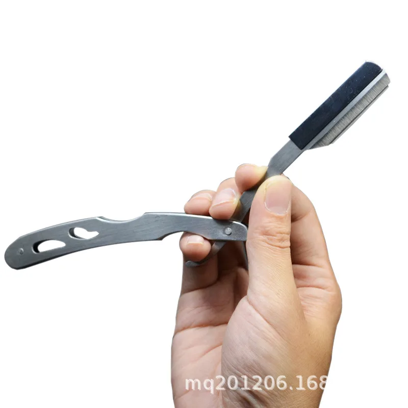 Vintage Shaver Manual Beard Razor Manual Shaver Shave Stainless Steel Straight razor Holder G1126 1 Vintage Shaver Manual Beard Razor Manual Shaver Shave Stainless Steel Straight razor Holder G1126 4