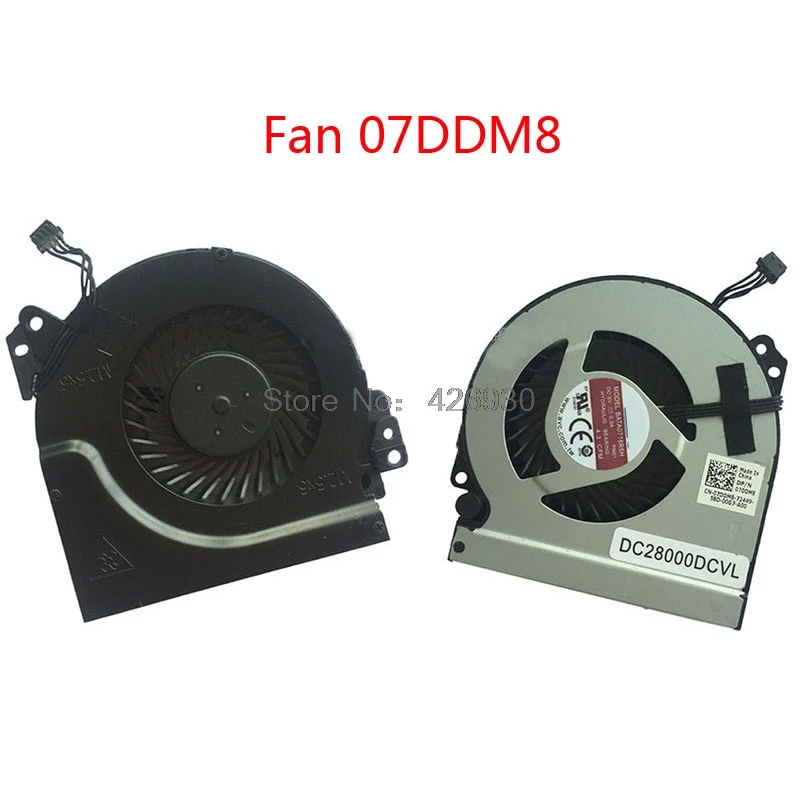 CPU fan 07DDM8 Вентилятор для ноутбука DELL Precision M6800 BATA0716R5H PN01 07DDM8 KSB0705HC-DA02 BATA0815R5H PN01 0TJJ0R 0X9HT7 0K6D33 радиатора - Цвет: CPU fan 07DDM8