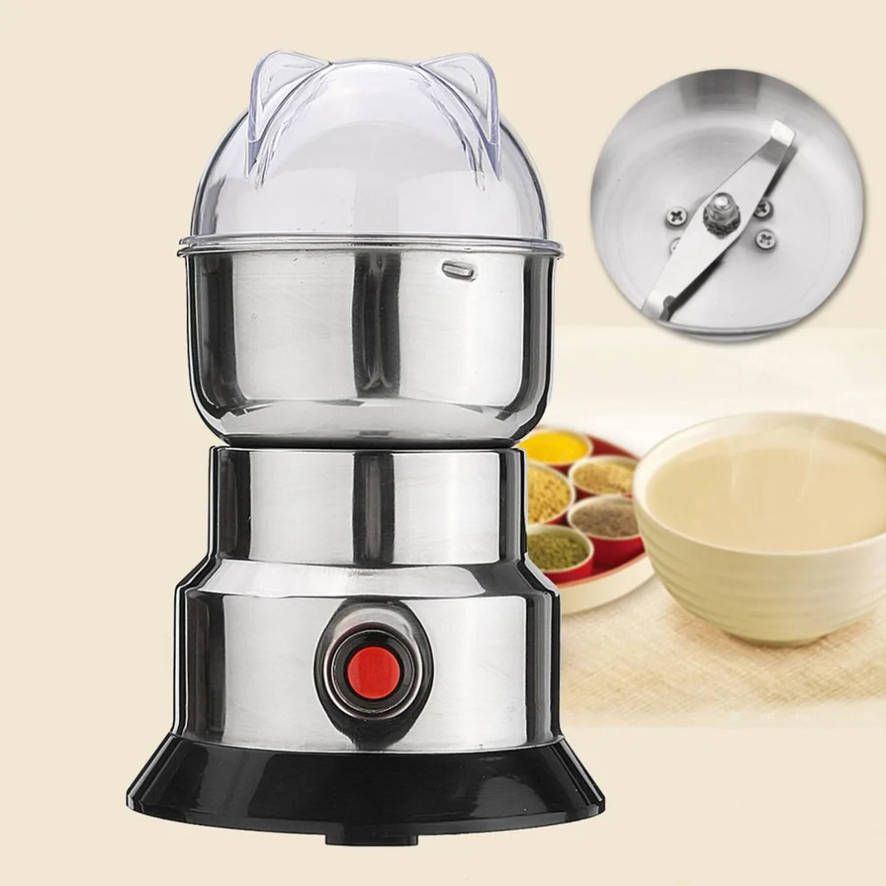 Electric Herbs Spices Nuts Coffee Bean Mill Blade Grinder With Stainless Steel Blades Household Grinding Machine Tool