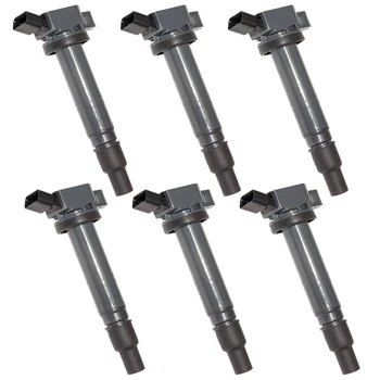 

90919-02248 Ignition Coil Set of 6 for Toyota and Lexus Camry Avalon Sienna Rav4 4Runner FJ Cruiser 1.8L 2.4L 2.7L 4.0L L4 V6 V8