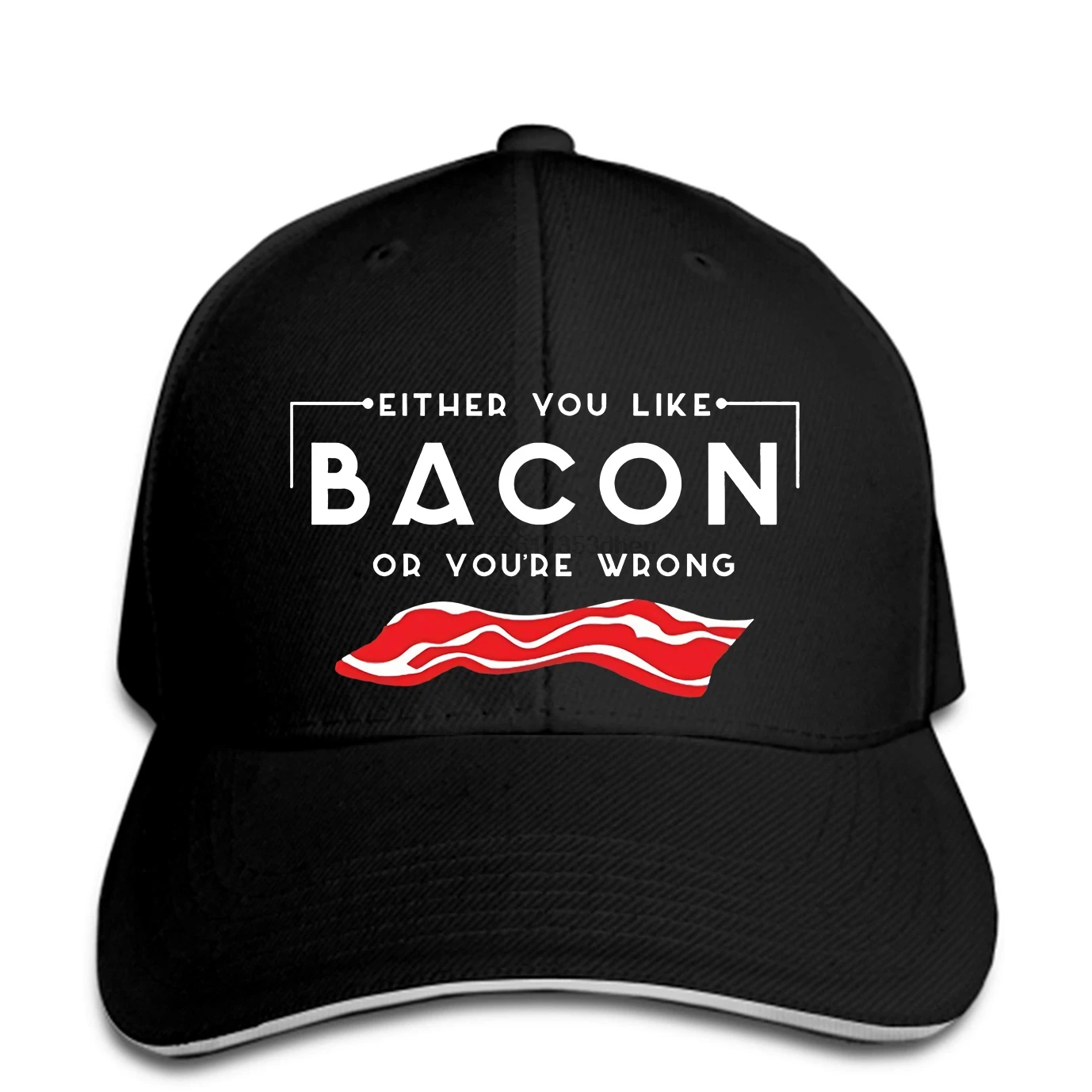 Модные либо как Bacon или Вы неправильно смешной бекон забавные snapback шляпа с остроконечным